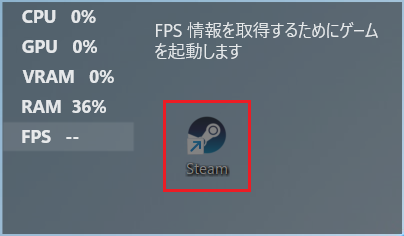 固定されたパフォーマンスのウィジット部分の領域にアイコンなどがあるとクリックできない