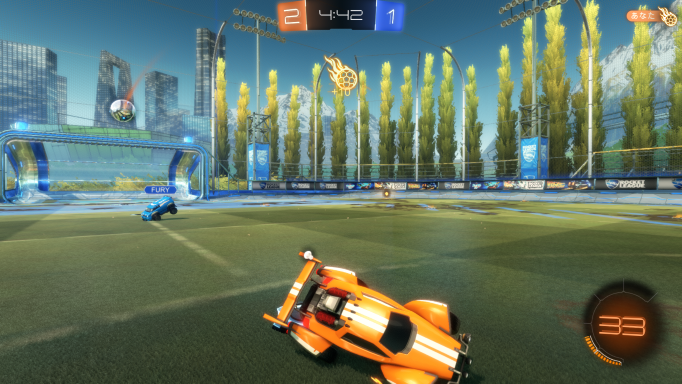 １人でロケットリーグのエキシビションモードを遊べる